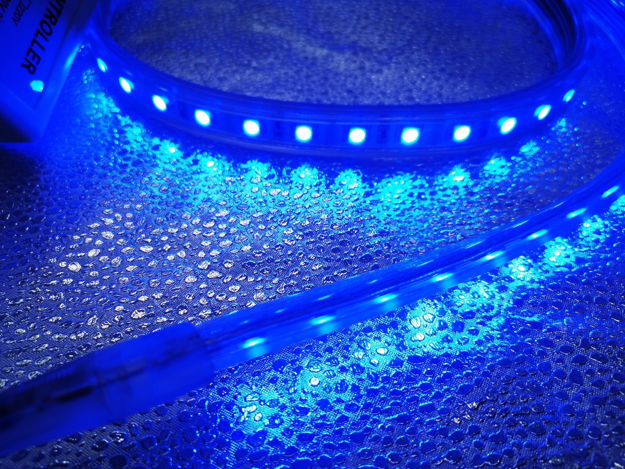 230V RGB color strip-Blue color